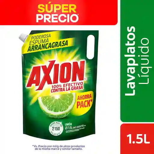 Axion Lavaplatos Liquido Limón 1.5 L