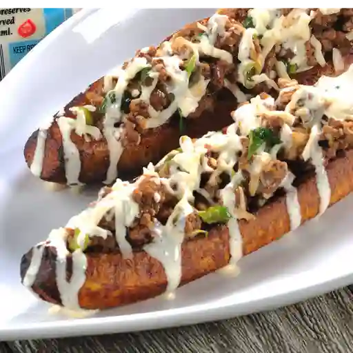 Platano relleno