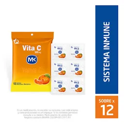 Vita C MK (500 mg) Vitamina C Masticable Mandarina