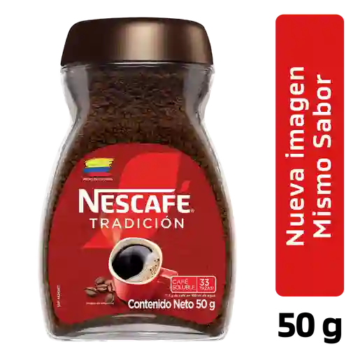 Café instantáneo NESCAFÉ Tradición x 50g