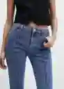 Jean Lora Tejano Medio Talla 36 Mujer Mango