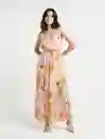 Vestido Sunrise Bailarina Rosa Medio Mujer Talla Xs Naf-Naf 