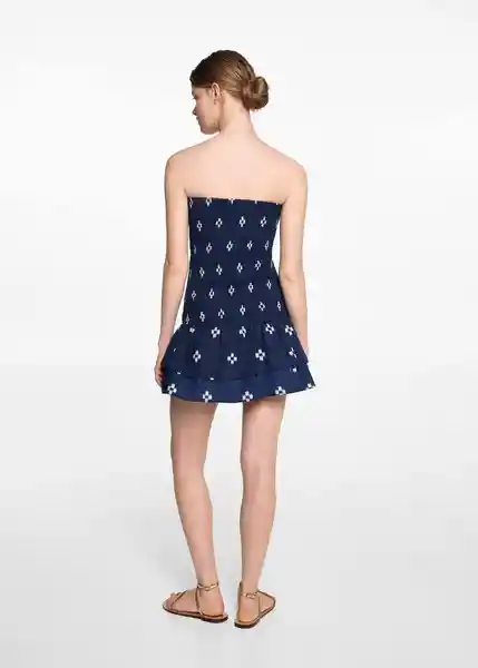 Vestido Corintov Navy Talla 20 Niñas Mango