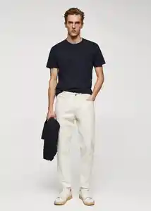 Camiseta Cherlo Navy Talla XL Hombre Mango