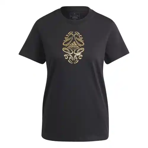 Adidas Camiseta W Metallic Tee Ref: IS2752