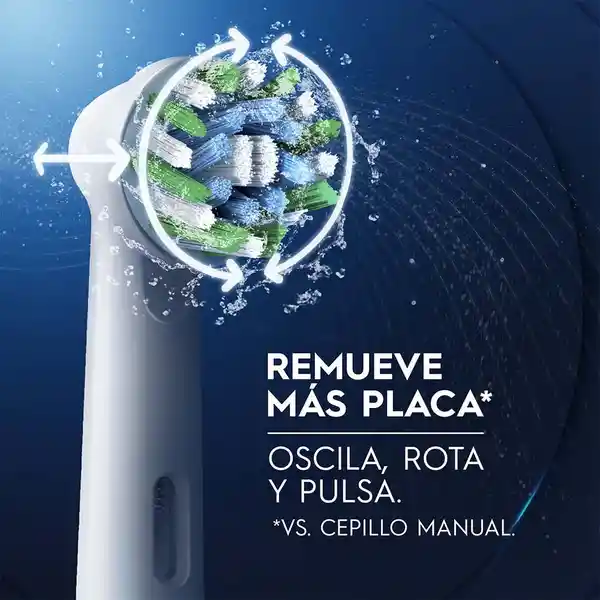 Oral B PRO Series 3 Cepillo de Dientes Eléctrico Cabezal Redondo Advanced Clean Negro