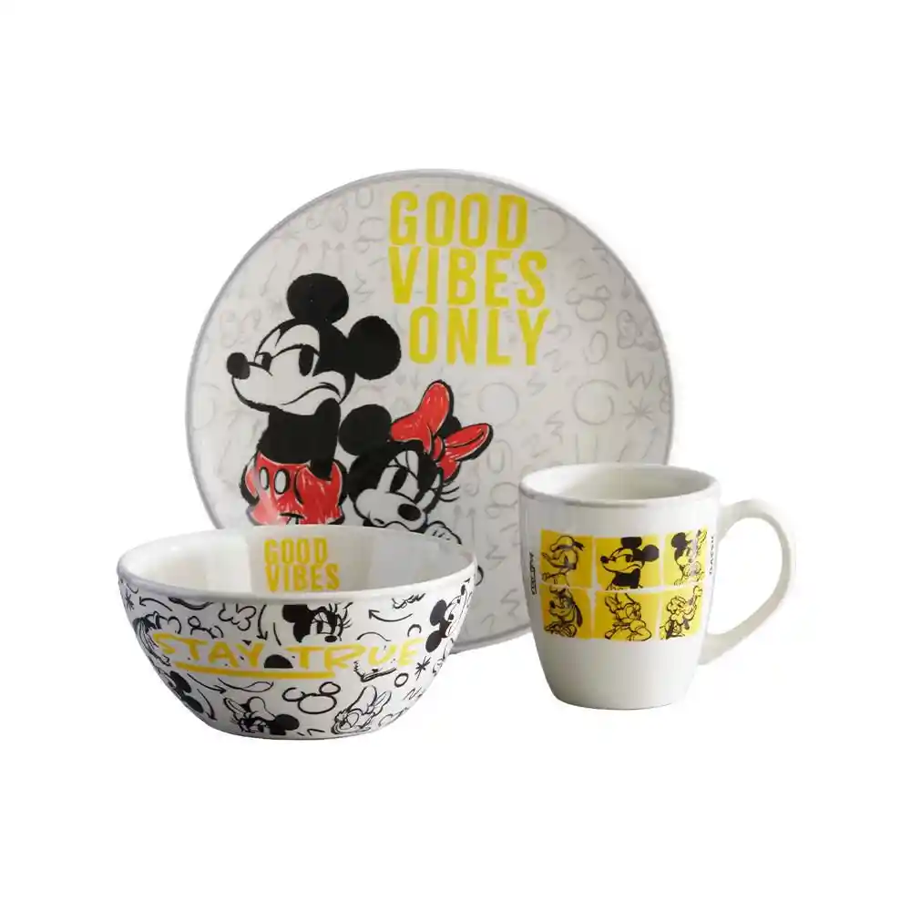 Set Desayuno Mickey And Friends Corona Sl1132161403