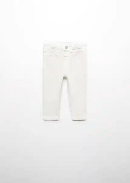 Jean Elena Off White Talla 71 Niñas Mango