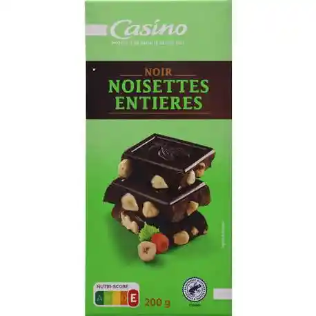 Casino Chocolate Negro con Avellanas Enteras