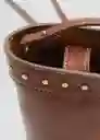 Funda P Serrat Cuero Talla 99 Mujer Mango