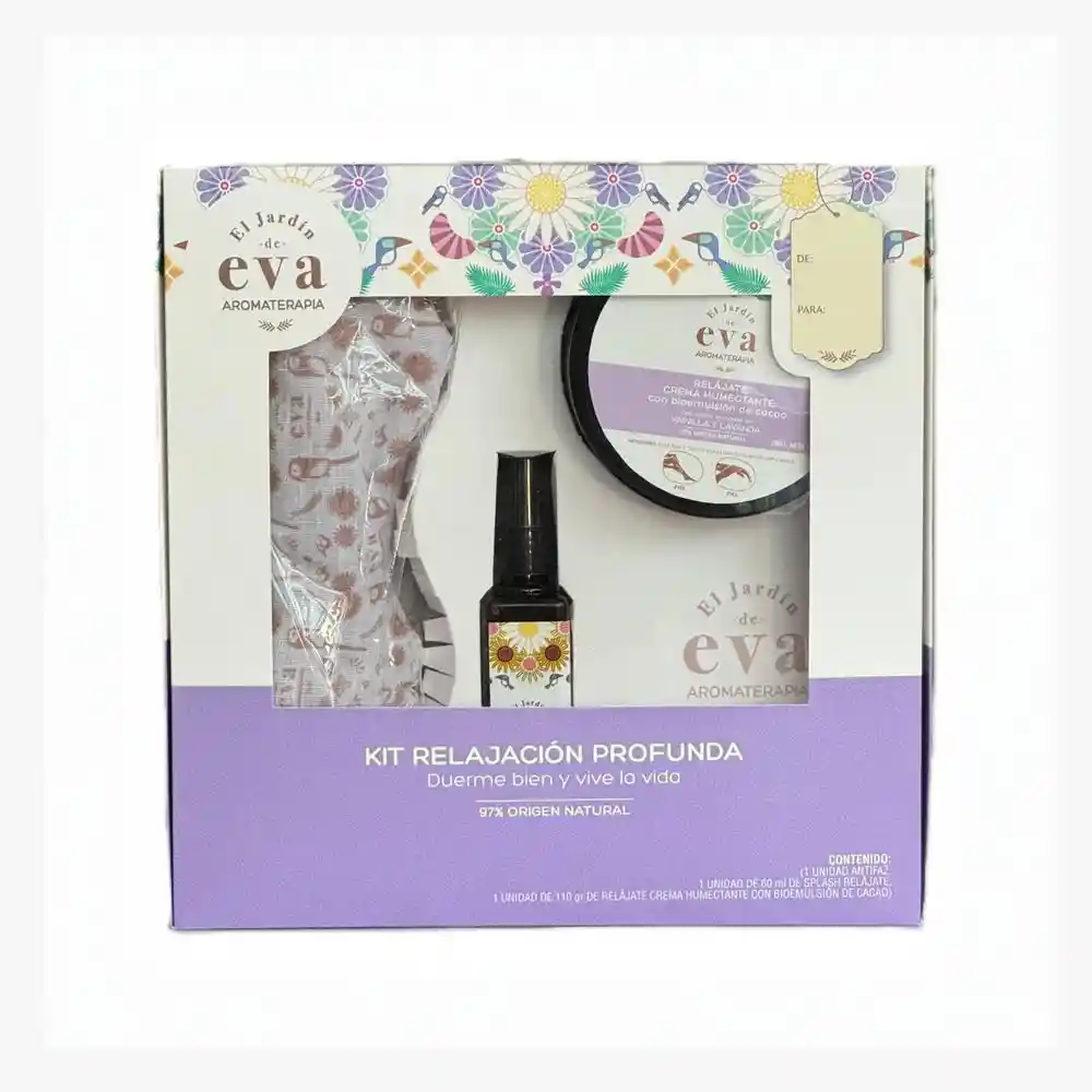 Kit El Jardin de Eva Relajacion Profunda (3 Und)