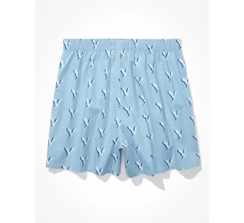 Bóxer Azul Talla Medium Hombre American Eagle