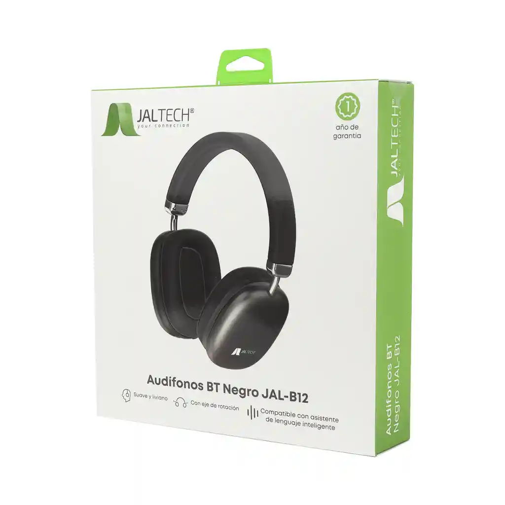 Audifonos Jaltech Bluetooth Negro Jal-b12