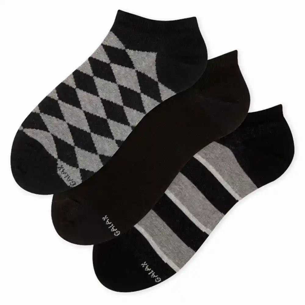 Medias Deportivas Tobilleras Masculino Hafei X3 Galax Talla 10-12