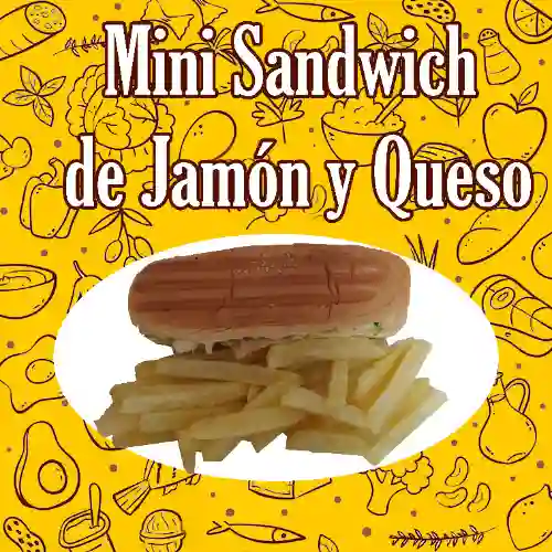 Mini Sandwich Jamon y Queso