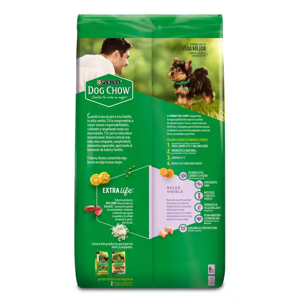 Dog Chow Comida para Perro Cachorro Minis y Pequeños