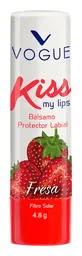 Vogue Bálsamo Labial Hidratante Kiss My Lips Fresa