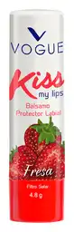 Vogue Bálsamo Labial Kiss My Lips de Fresa