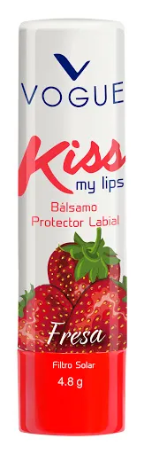 Vogue Bálsamo Labial Hidratante Kiss My Lips Fresa
