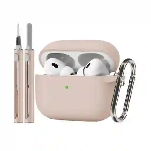 Estuche Airpods Pro 1 y Airpods Pro 2 Palo Rosa