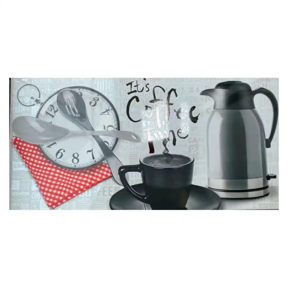Corbeta Decorado Coffee Time 30 X 60 Cm