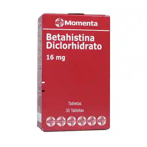 Betahistina Momenta Diclorhidrato (16 Mg) Tabletas