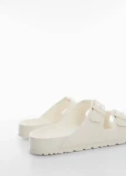 Chanclas Pauw Blanco Talla 30 Niñas Mango