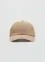 Gorra Basic Beige Talla 99 Hombre Mango