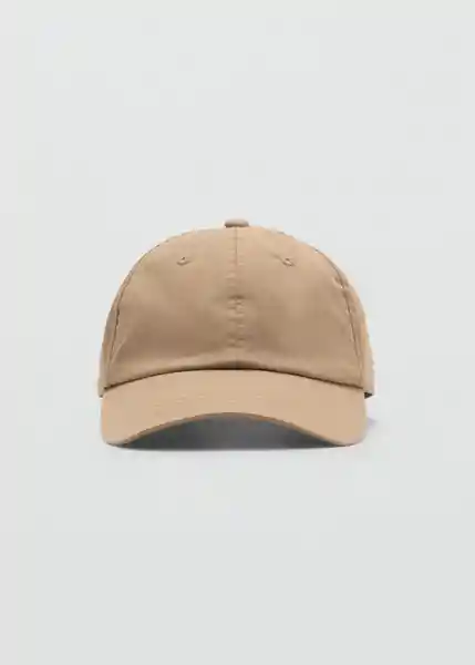 Gorra Basic Beige Talla 99 Hombre Mango