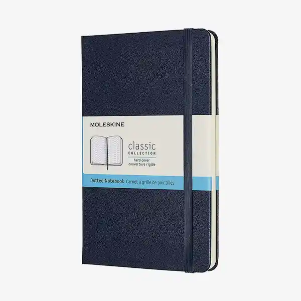 Inkanta Cuaderno Mediano Puntos Azul Hc