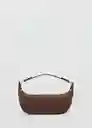 Bolso P Dru Chocolate Talla 99 Mujer Mango