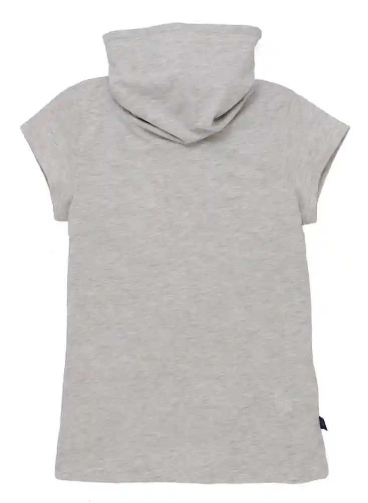 Camiseta Manga Corta Para Niña 10-gris Jasp