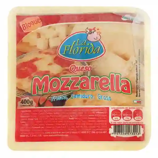 La Florida Queso Mozzarella en Bloque