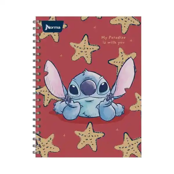 Norma Cuaderno Argollado Doble Stitch 80 Hojas Cuadriculado