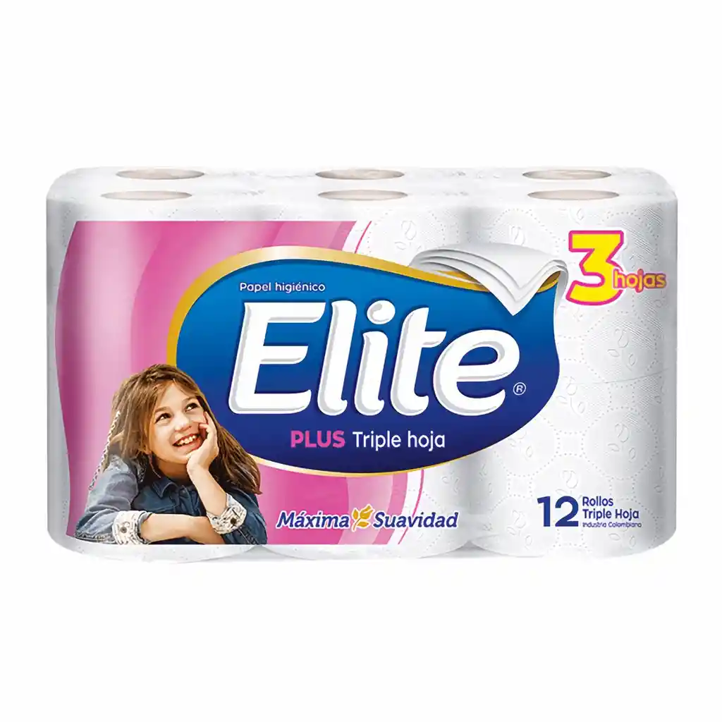 Elite Papel Higiénico Plus Triple Hoja