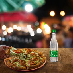 Pizza Italianísima + Agua Manantial.