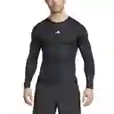 Adidas Camiseta Tf Ls Tee Para Hombre Negro Talla M
