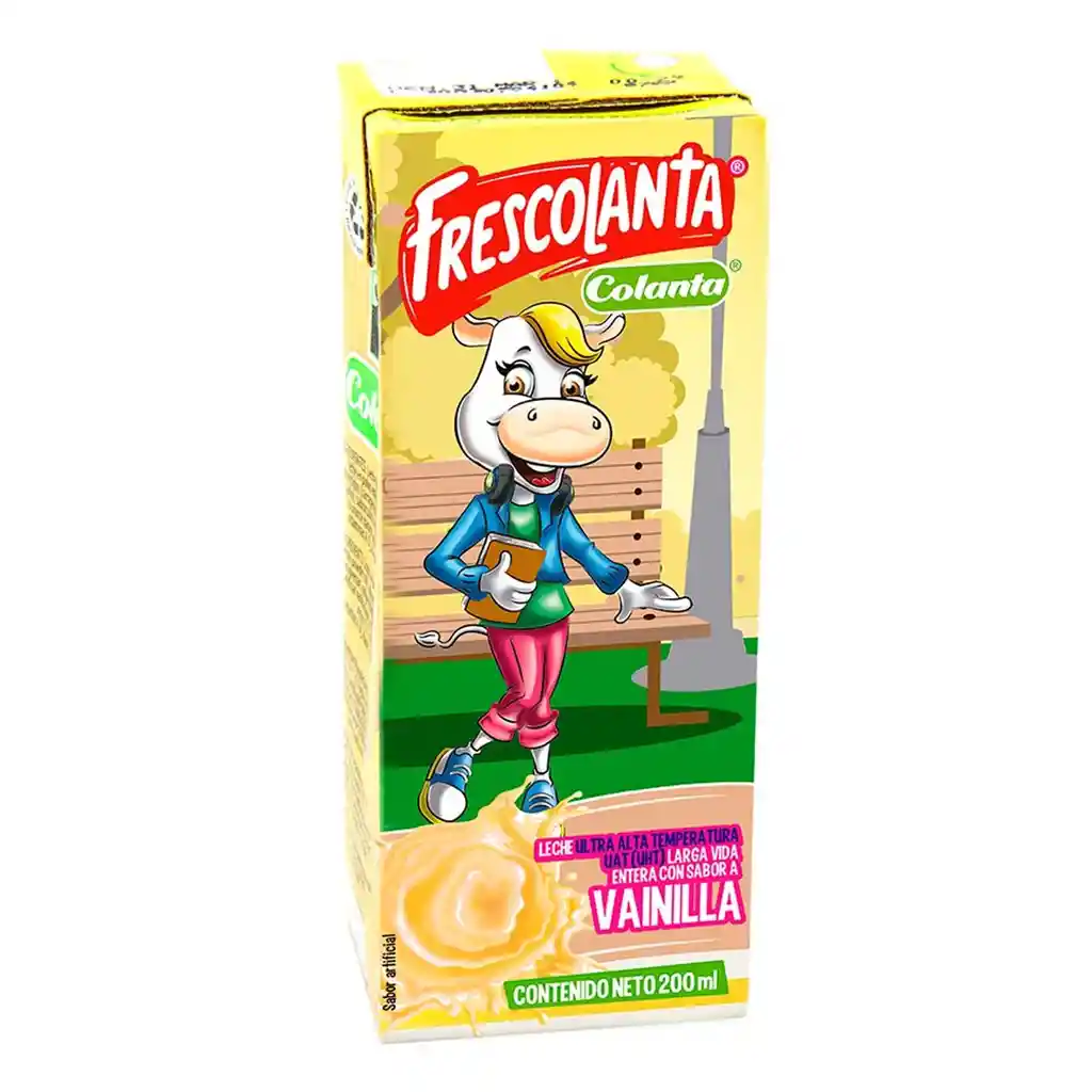 Frescolanta Leche Ultra Alta Temperatura Sabor Vainilla