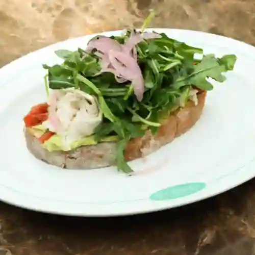 Tostada Cremosa de Pavo.