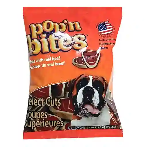  Popn Bites Snack Alimento Húmedo para Perro 
