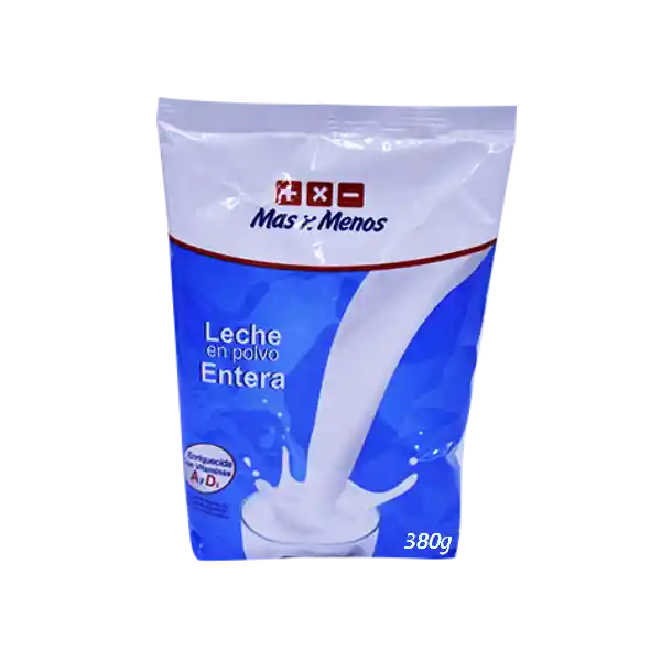 Mas x Menos Leche en Polvo Entera