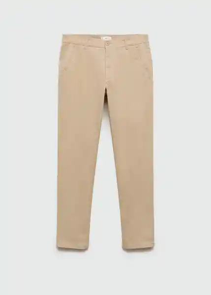 Pantalón Chino Beige Talla 21 Niños Mango