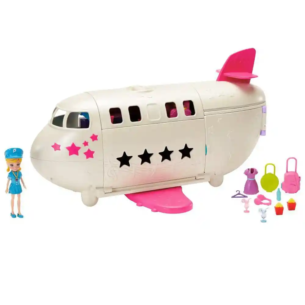 Polly Pocket Jet de Viaje Mega