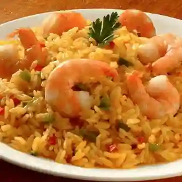 Arroz con camarones 1 libra