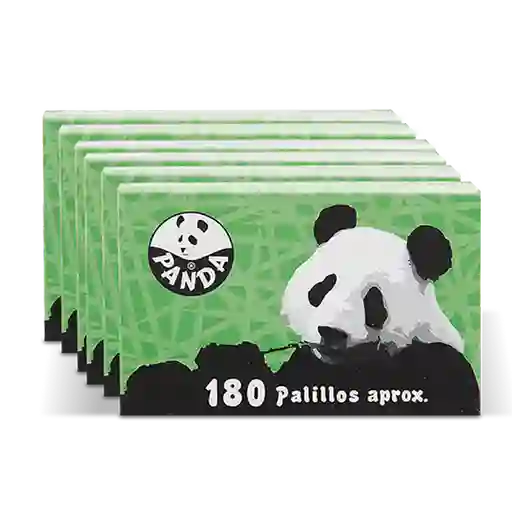 Palillo Panda Doble Punta 6u