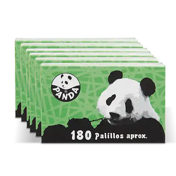 Palillo Panda Doble Punta 6u