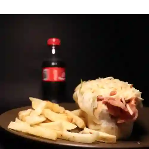 Combo Perra + Papas + Gaseosa 250Ml