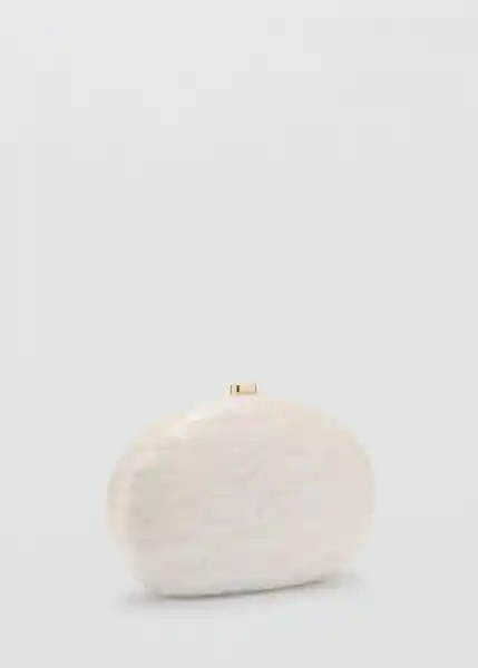 Bolso P Monada Marfil Talla 99 Mujer Mango