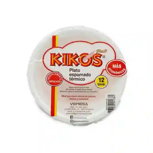 Kikos Plato Tenedor Vaso