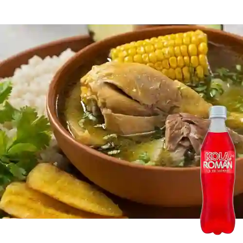 Combo Sancocho de Gallina Criolla + Kola Roman 350 ml